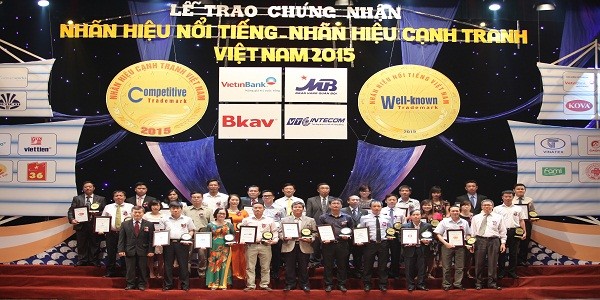 Bac A bank nhan giai Nhan hieu noi tieng Viet Nam 2015