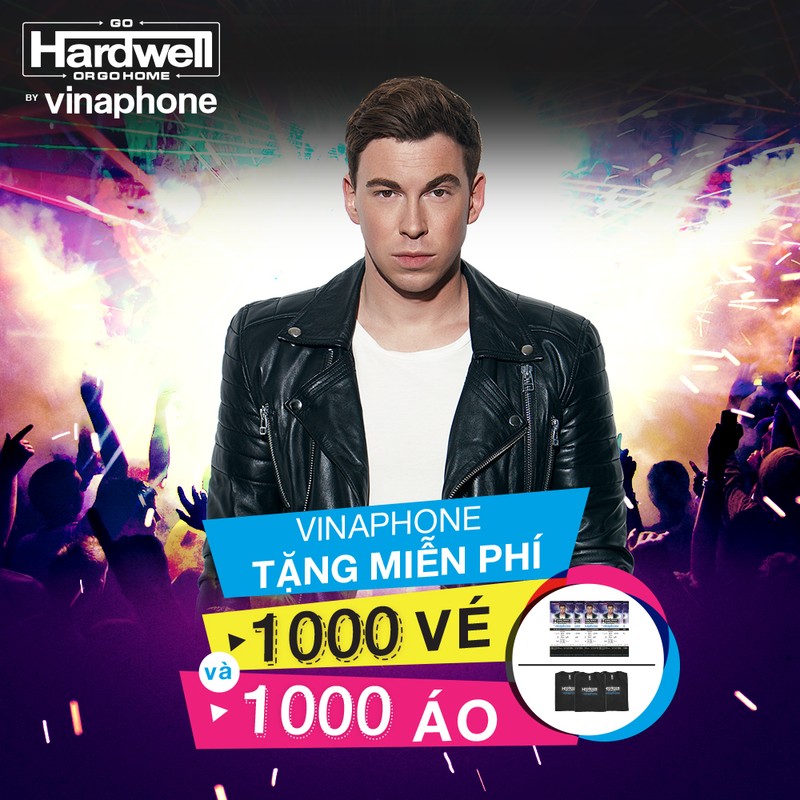 Bat mi cach de co ve xem show Hardwell mien phi