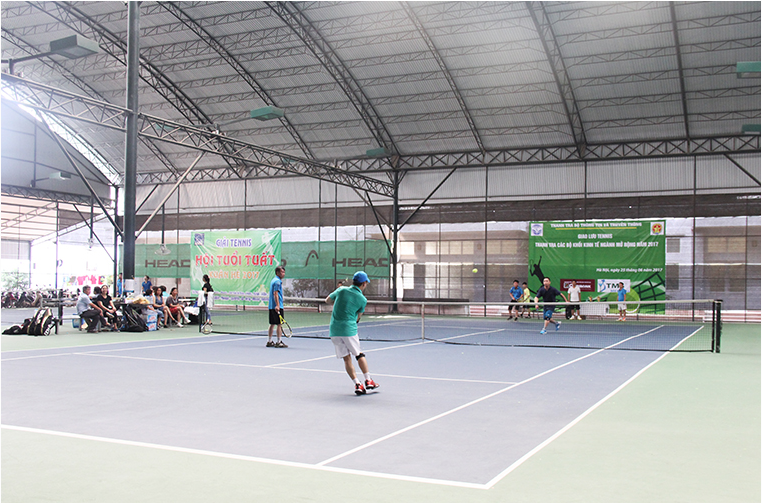 Giao luu tennis khoi thanh tra cac Bo khoi kinh te nganh nam 2017