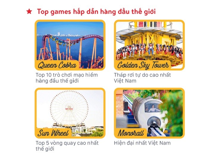 Trai nghiem cong nghe giai tri dinh cao tai he thong Sun World ba mien