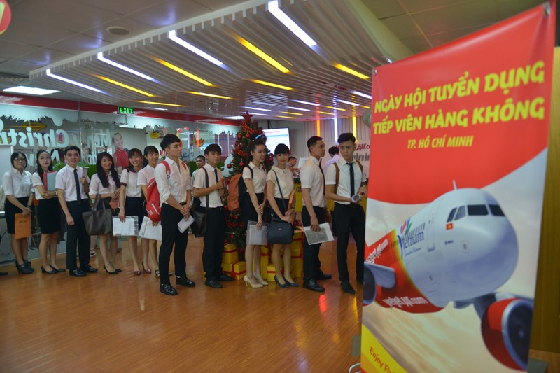 Co hoi tro thanh tiep vien Vietjet