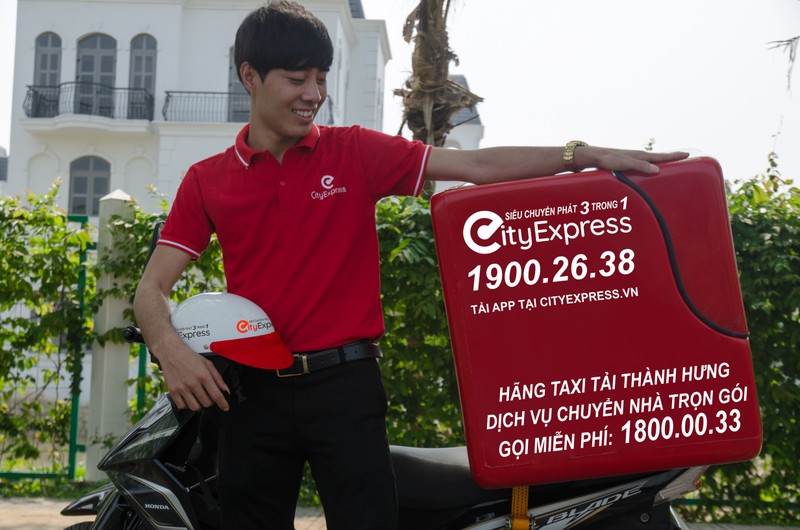 Mien 100% phi giao hang tai Ha Noi, TP.HCM khi cai app CityExpress nhap ma FREE