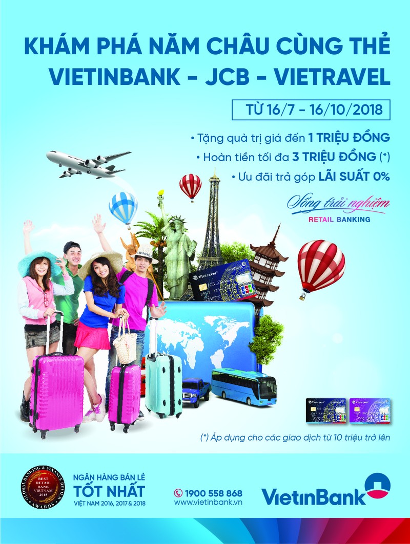 Kham pha nam chau cung the VietinBank - JCB - Vietravel