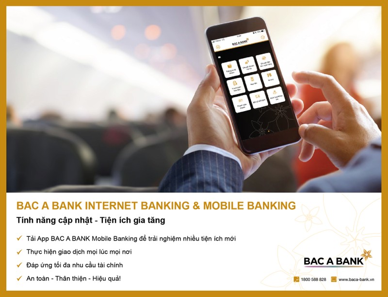 “Cai App lien tay - Nhan ngay qua tang” voi Bac A Bank Mobile Banking