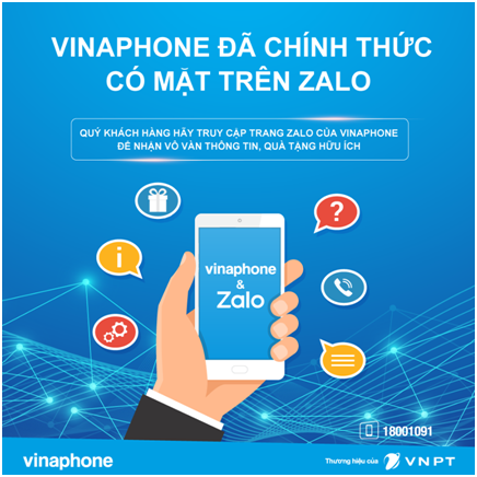 VinaPhone cung cap tien ich cham soc khach hang toan dien tren Zalo