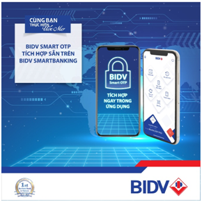 BIDV tich hop Smart OTP ngay tren ung dung BIDV SmartBanking