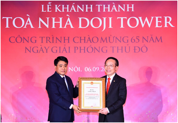 Khanh thanh toa nha DOJI Tower kien truc vien kim cuong lon nhat Viet Nam-Hinh-3