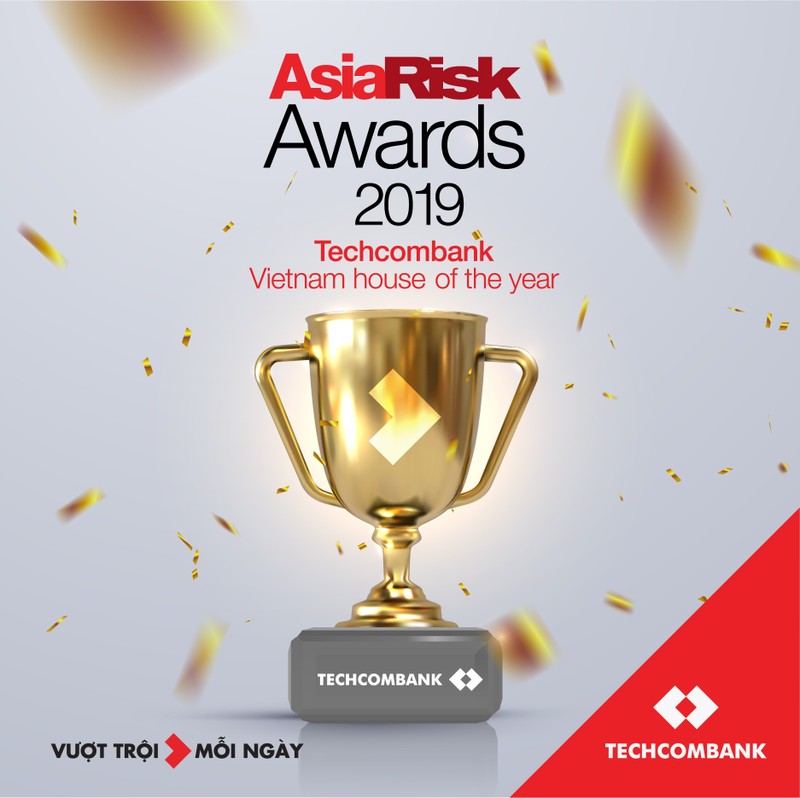 Techcombank duoc Asia Risk vinh danh “Ngan hang xuat sac nhat Viet Nam” lan thu hai