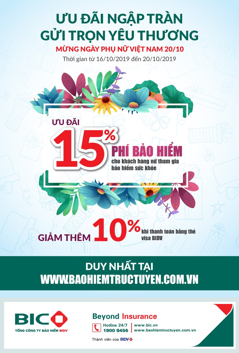 BIC giam toi 25% phi bao hiem suc khoe nhan ngay Phu nu Viet Nam-Hinh-2