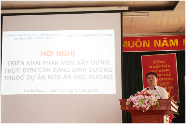 Tuyen Quang trien khai du an bua an hoc duong