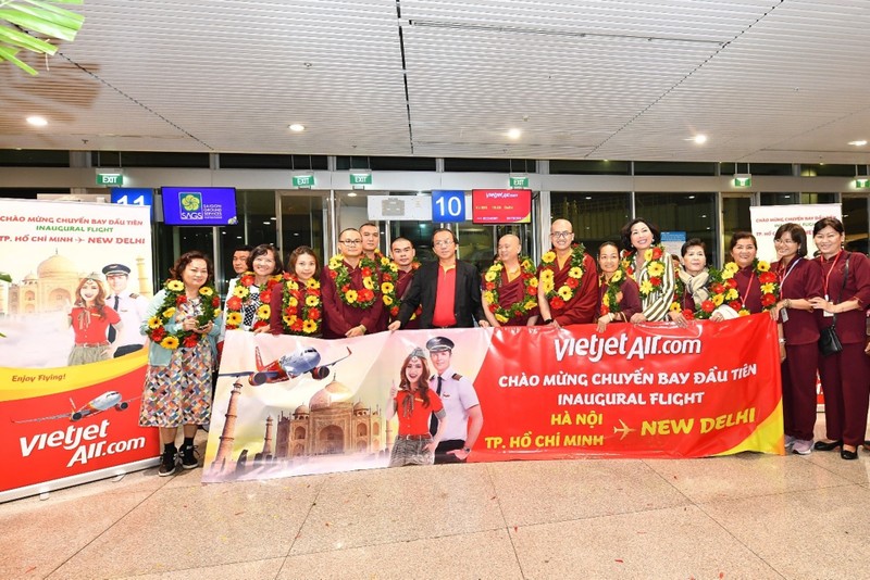 Vietjet tien phong khai truong duong bay thang toi New Delhi