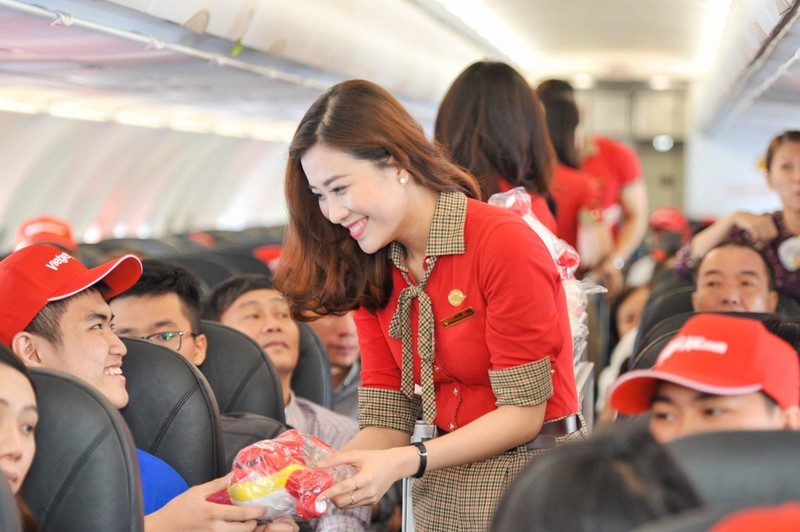 Vietjet sieu khuyen mai 50 Baht tren 13 duong bay noi dia tai Thai Lan