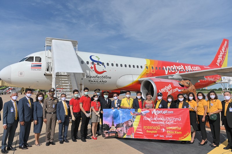 Vietjet Thai Lan khai truong duong bay Bangkok – Khon Kaen