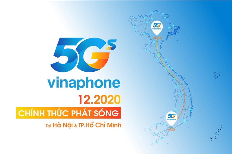 Chinh thuc phat song VinaPhone 5G tai Ha Noi va TP.HCM vao thang 12/2020