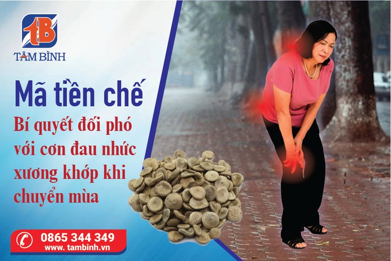 Ma tien che - Bi quyet doi pho con dau nhuc xuong khop khi chuyen mua