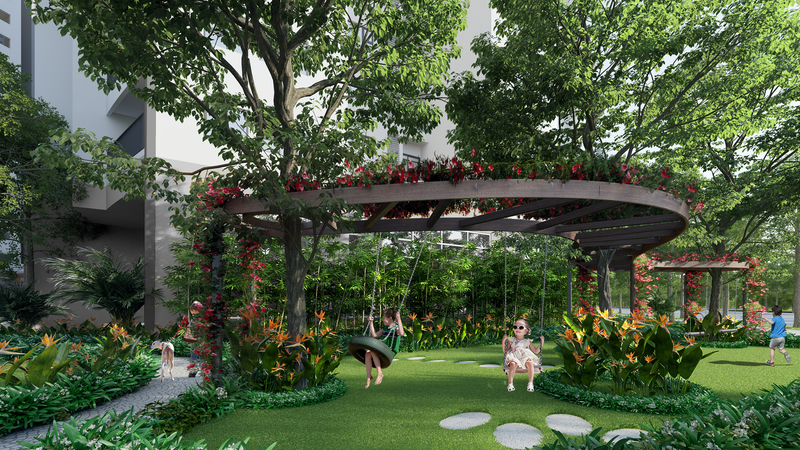 Phan khu Garden View - Le Grand Jardin: “Khu vuon nhiet doi” tai Long Bien-Hinh-2