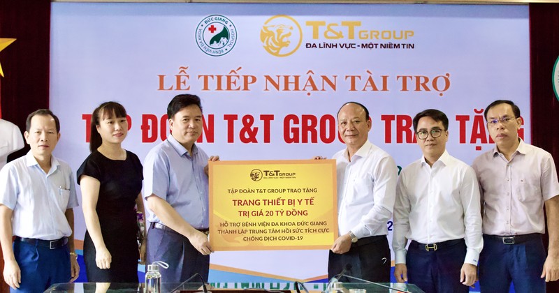 T&T Group tai tro 20 ty dong giup Benh vien Duc Giang lap trung tam ICU chong dich COVID-19