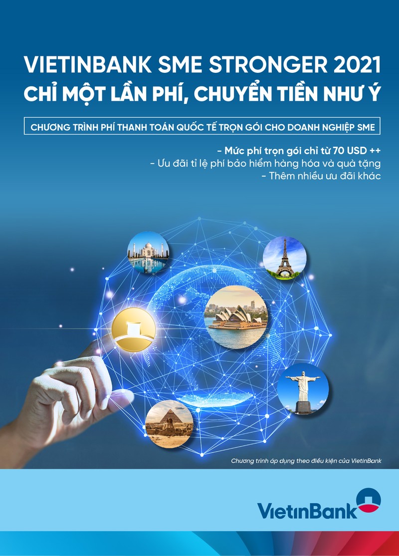 VietinBank SME Stronger 2021 - Chi mot lan phi, chuyen tien nhu y