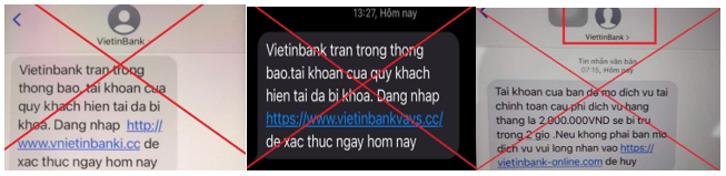 VietinBank canh bao nhung nguy co lua dao trong mua dich