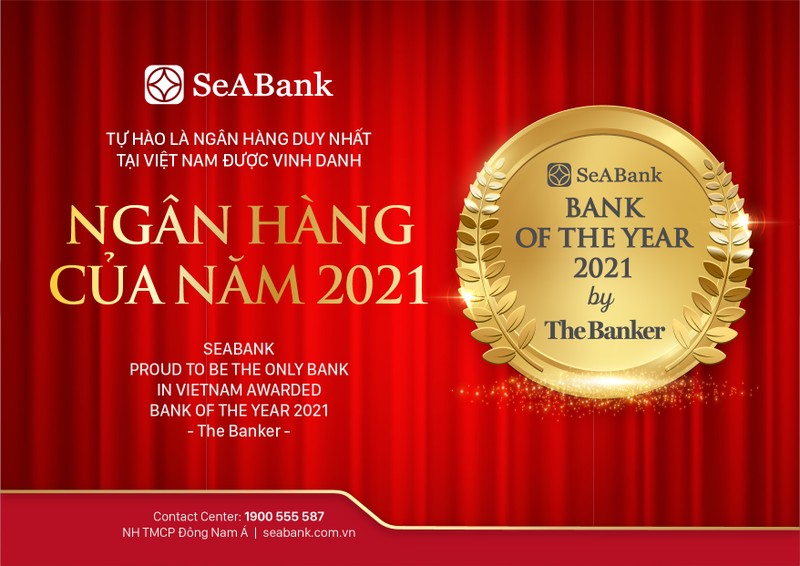 SeABank tu hao duoc The Banker vinh danh Ngan hang cua nam 2021