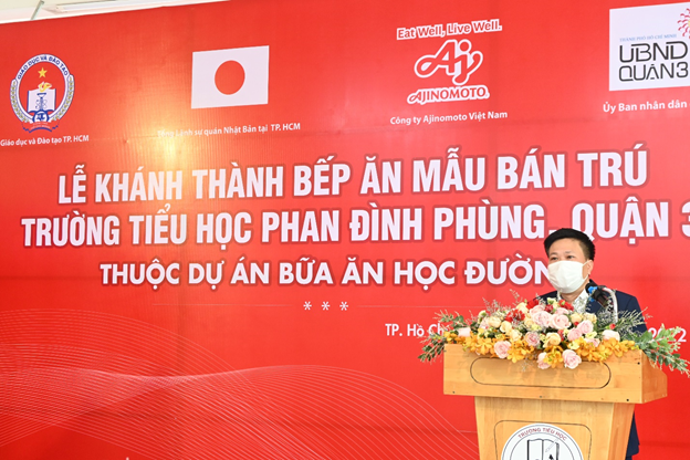 TP HCM: Du an bua an hoc duong khanh thanh bep an mau ban tru thu 3 tai truong tieu hoc Phan Dinh Phung-Hinh-2