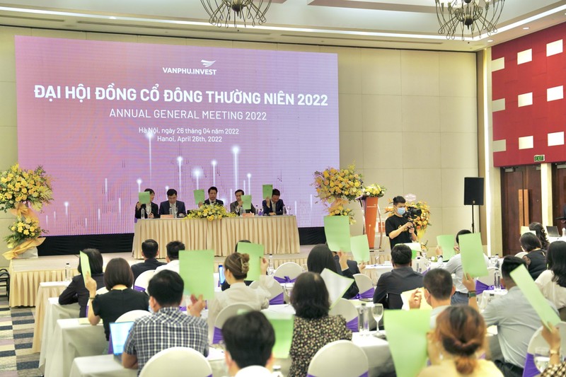 Van Phu - Invest to chuc thanh cong dai hoi co dong 2022, chia co tuc 10%