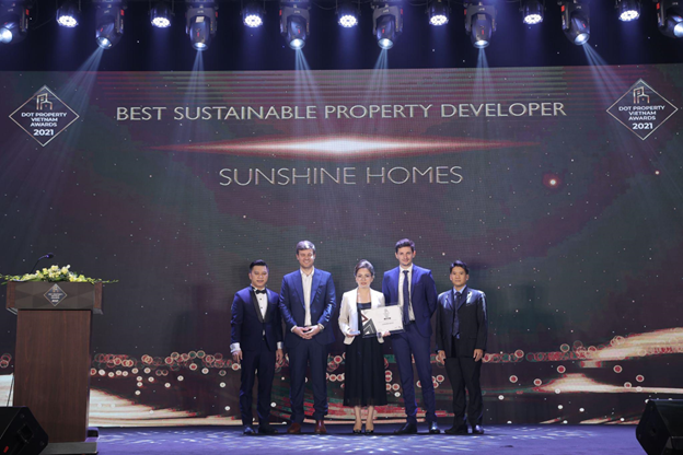 Sunshine Homes thang dam voi nhieu hang muc giai thuong quan trong tai Dot Property Vietnam Awards 2021