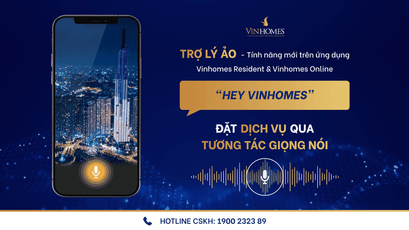 Ra mat tro ly ao tren ung dung Vinhomes Resident va website Vinhomes