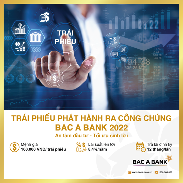 BAC A BANK chinh thuc chao ban 16 trieu trai phieu phat hanh ra cong chung dot 1