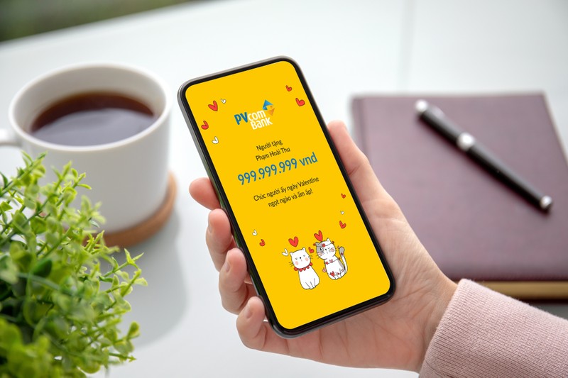 PVcomBank danh hon 60 trieu dong giai thuong cho cuoc thi sang tao thiep tren PV Mobile Banking