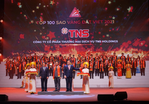 TNS Holdings duoc vinh danh top 100 sao vang Dat Viet 2021