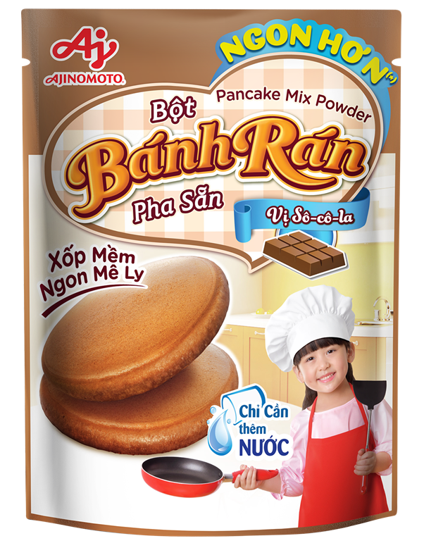 Ajinomoto Viet Nam cai tien Bot banh ran pha san vi socola-Hinh-2