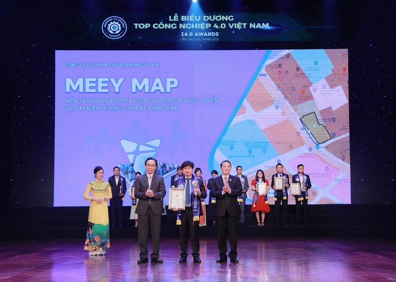 Lan dau tham gia “TOP Cong nghiep 4.0 Viet Nam”, Meey Land da ghi danh an tuong