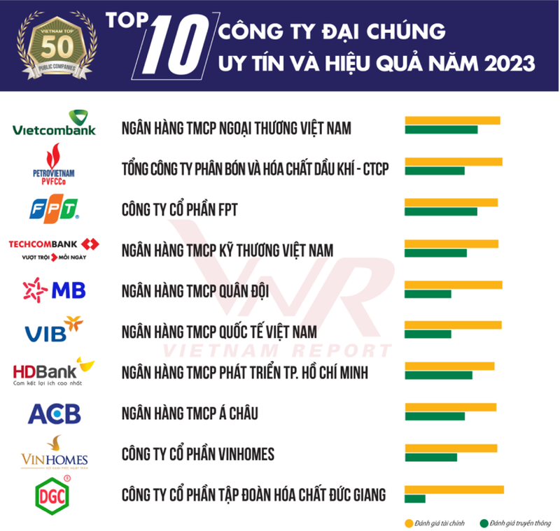 TOP 10 cong ty dai chung hieu qua nhat nam 2023: An tuong HDBank, Dam Phu My va Hoa chat Duc Giang-Hinh-2
