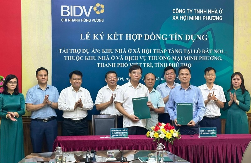 BIDV: Ngan hang dau tien ky hop dong tin dung tai tro du an nha o xa hoi theo Goi 120 nghin ty