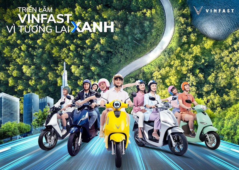 Trai nghiem cong nghe thoi thuong tren xe may dien tai trien lam “VinFast – Vi tuong lai xanh”-Hinh-3