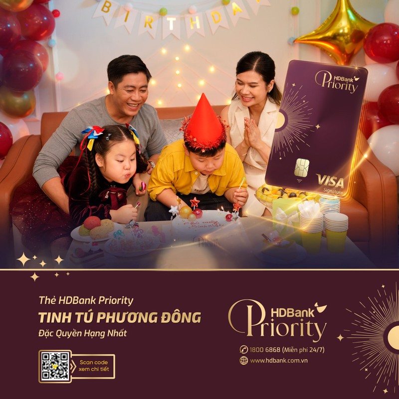 The Tin Dung HDbank Priority – Tinh Tu Phuong Dong: Uu Dai Ngap Tran Cho Khach Hang Dac Biet