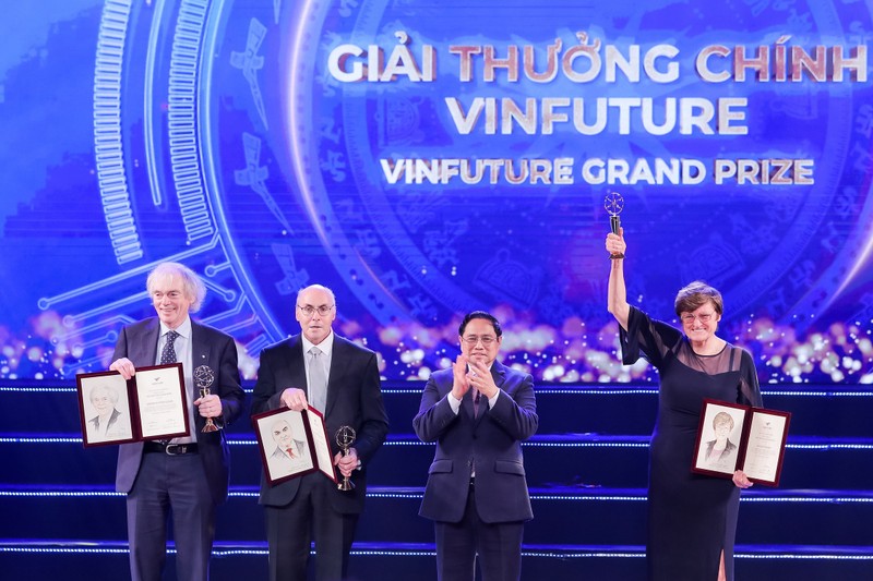 Chu nhan Giai thuong Chinh VinFuture tiep tuc duoc trao giai Nobel