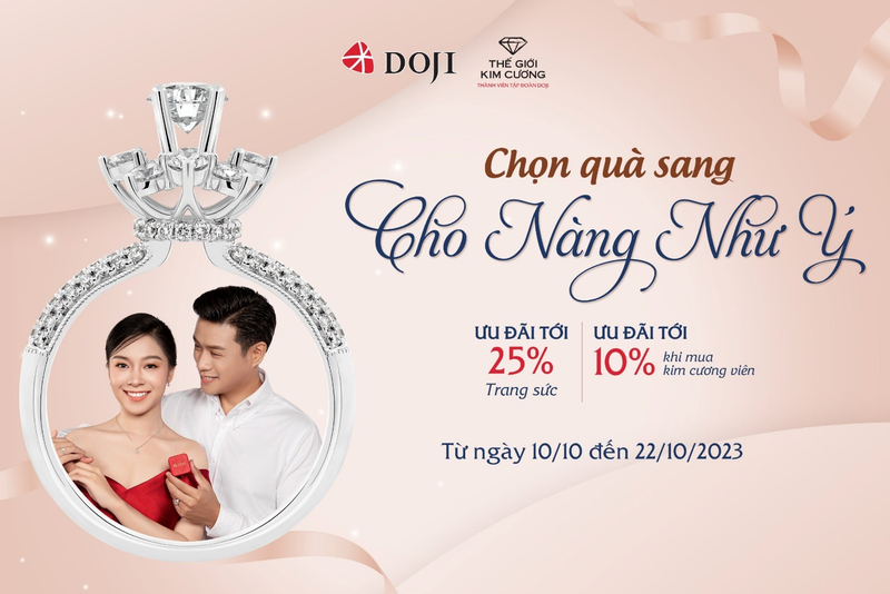 Uu dai toi 25% trang suc cho nang nhu y dip 20/10