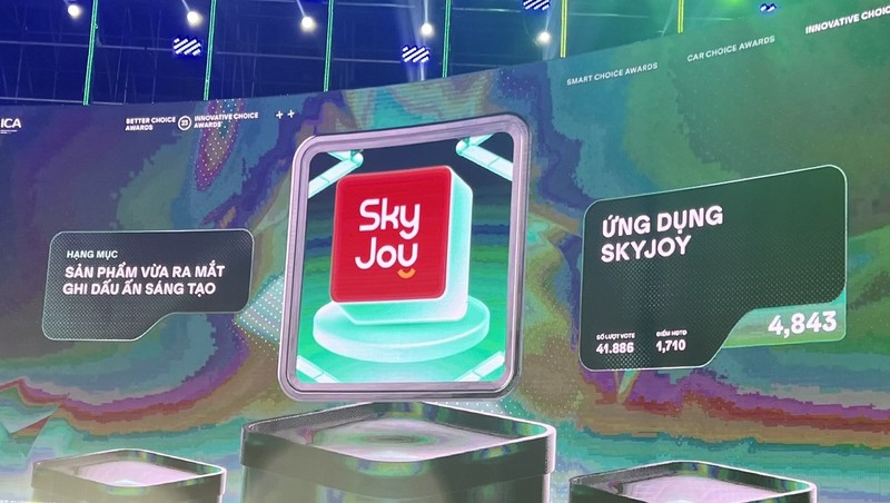 Vietjet SkyJoy la “San pham vua ra mat ghi dau an sang tao” tai Better Choice Awards 2023-Hinh-2