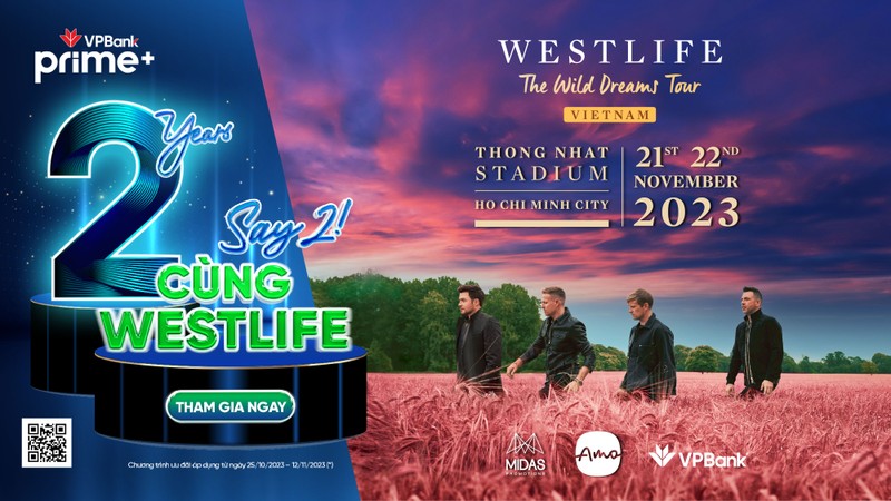 “Say 2!” voi Westlife cung VPBank