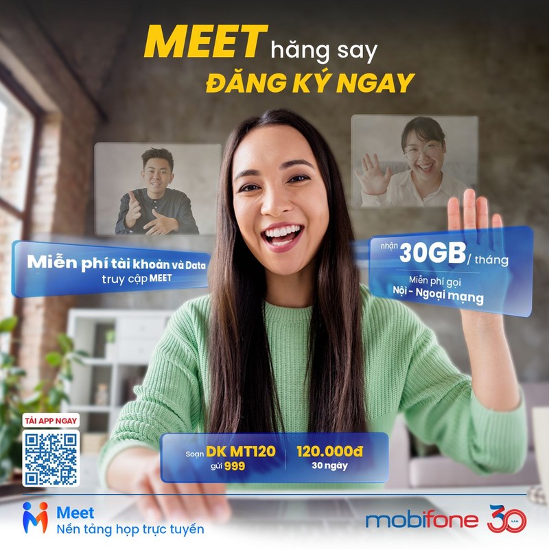 Giai phap hop truc tuyen the he moi Mobifone Meet- Nen tang hop truc tuyen cua Tong cong ty Vien thong MobiFone.-Hinh-2