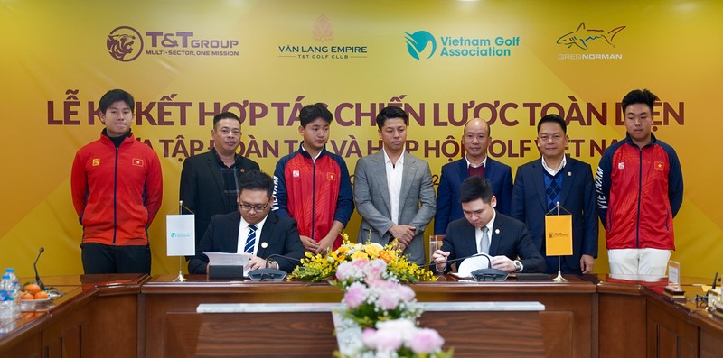 T&T Group hop tac voi Hiep hoi Golf Viet Nam, khanh thanh Hoc vien T&T Golf Academy