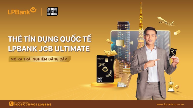 Mung sinh nhat 16 tuoi, LPBank ra mat the tin dung quoc te LPBank JCB Ultimate