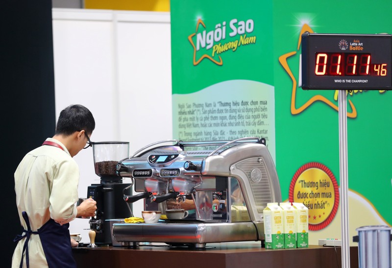 Vinamilk khang dinh vi the trong pha che tai dau truong quoc te Asia Latte Art Battle