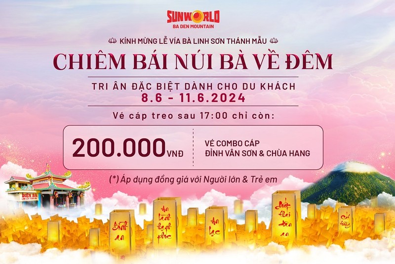 Chi 200.000 dong, du khach co the di cap treo len nui Ba Den tham du le via Ba va le dang dang ky luc-Hinh-2