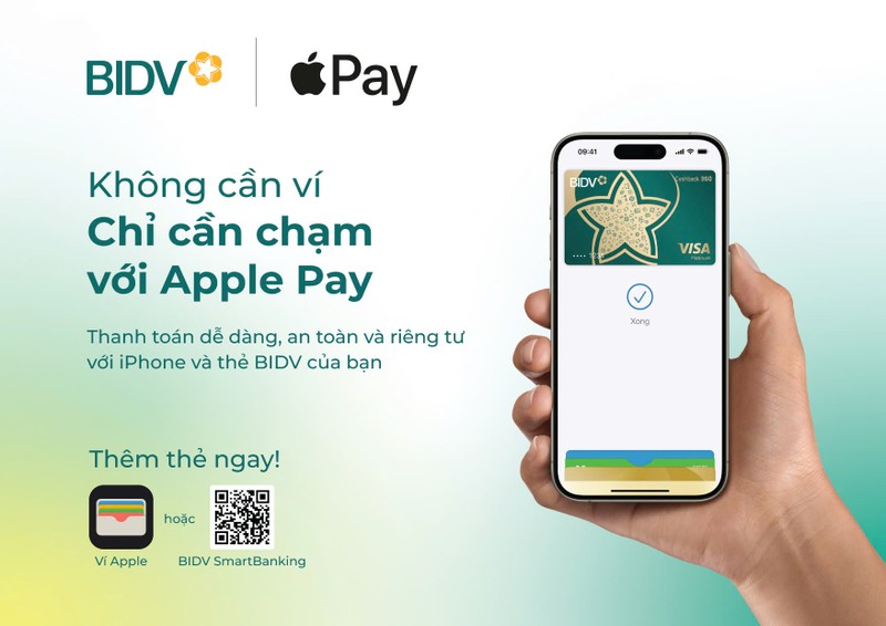 Thanh toan de dang, an toan va rieng tu voi the BIDV Visa va Apple Pay-Hinh-2