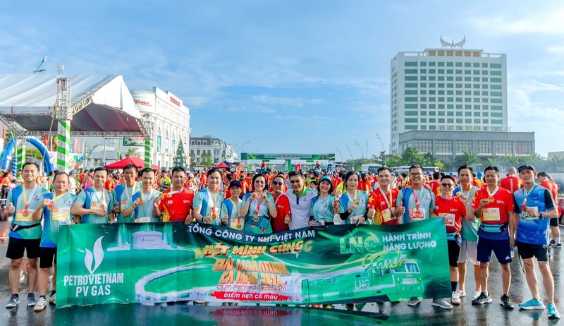 PV GAS toa sang tai giai Marathon Ca Mau 2024 – Cup Petrovietnam