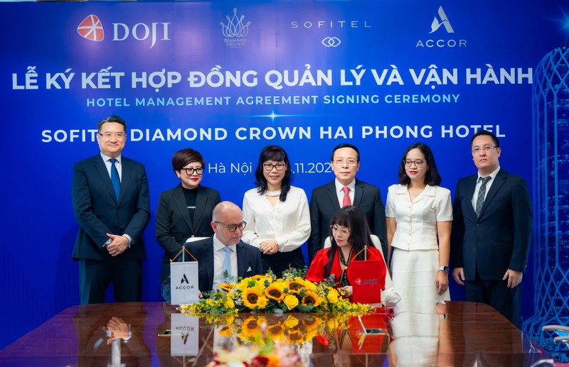 Tap doan DOJI dua thuong hieu dang cap quoc te Sofitel den Hai Phong