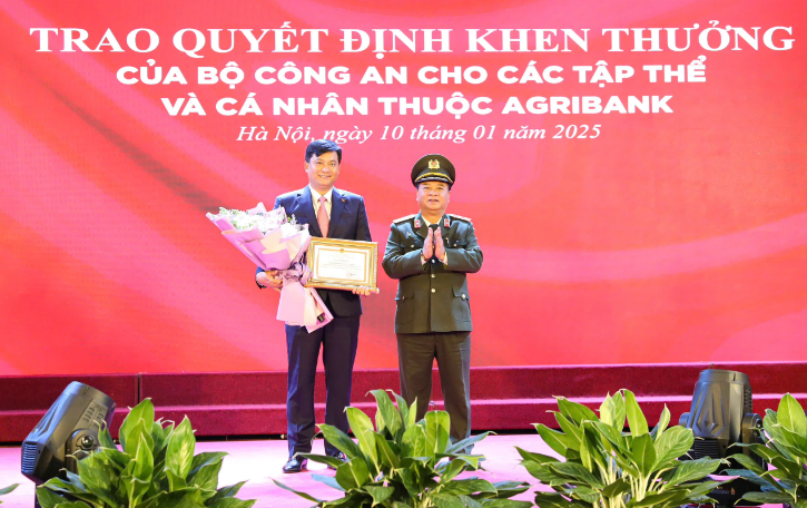 Agribank duoc cong nhan dat chuan “An toan ve an ninh, trat tu” cua Bo Cong an-Hinh-2